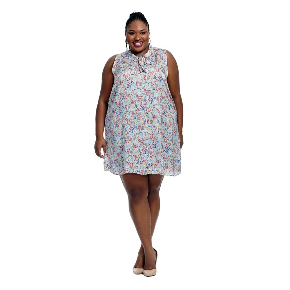 Alice & You Sleeveless Floral Shift Dress sz 22